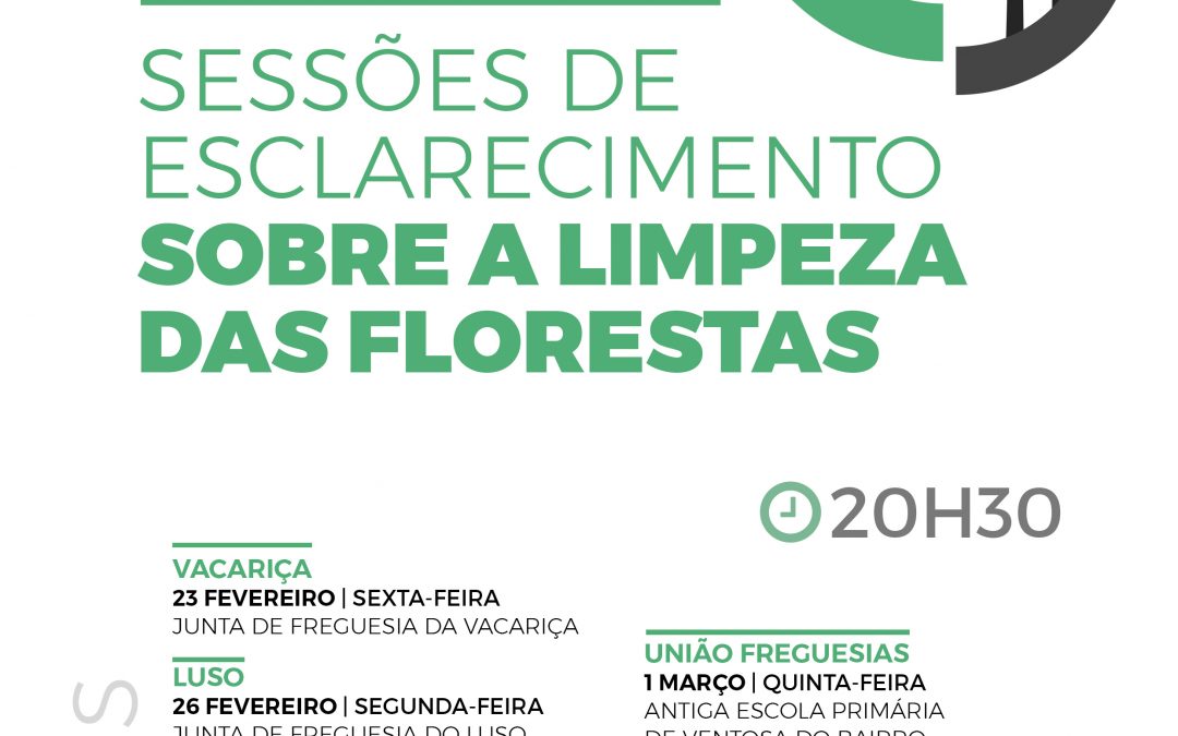 Sessões de Esclarecimento sobre a Limpeza das Florestas