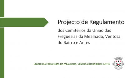 EDITAL – Projecto de Regulamento dos Cemitérios da União de Freguesias