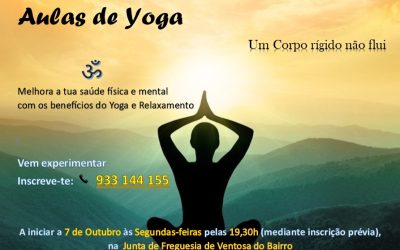 Aulas de Yoga – Ventosa do Bairro